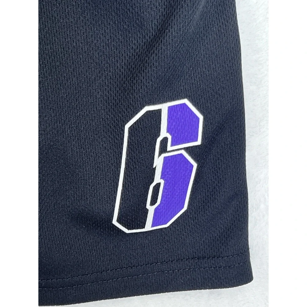 Lebron James Los Angeles Lakers NBA Unk #6 Tshirt Adult XL‎ Black Mens